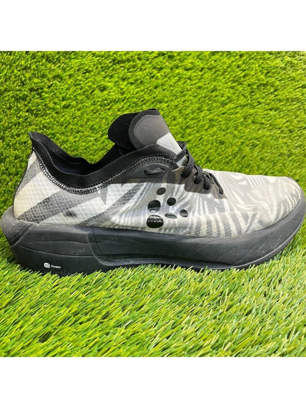 Craft Nordlite Speed Mens Size 11.5 Gray Black Athletic Running Shoes Sneakers